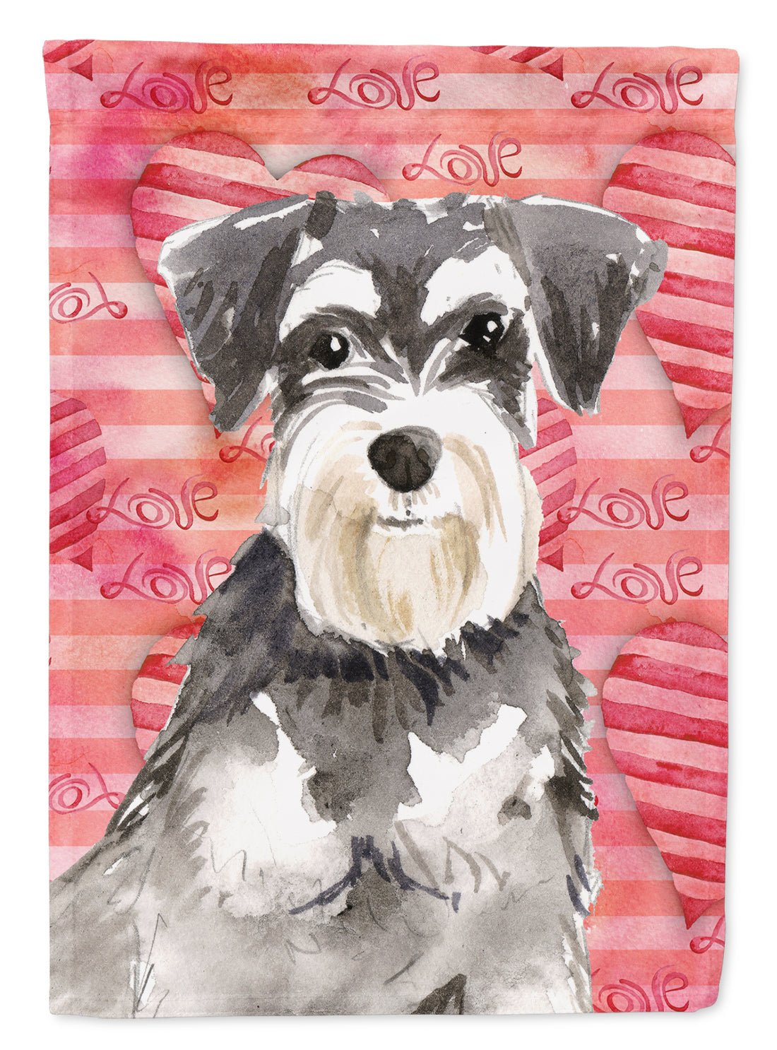 Love a Schnauzer #2 Garden Flag Mailbox Decorative Yard Banner Outside Patio Artwork for Flower Beds, Garden Size, Multicolor