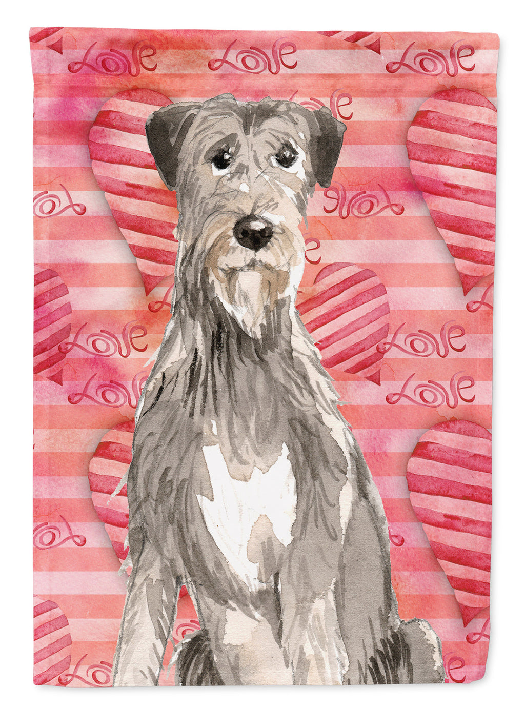 Love a Irish Wolfhound Garden Flag Mailbox Decorative Yard Banner Outside Patio Artwork for Flower Beds, Garden Size, Multicolor