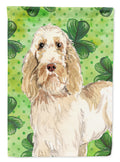 Shamrocks Spinone Italiano Garden Flag Mailbox Decorative Yard Banner Outside Patio Artwork for Flower Beds, Garden Size, Multicolor