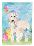 Easter Eggs Wheaten Terrier Garden Flag Mailbox Decorative Yard Banner Outside Patio Artwork for Flower Beds, Garden Size, Multicolor