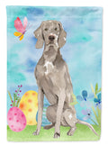 Easter Eggs Weimaraner Garden Flag Mailbox Decorative Yard Banner Outside Patio Artwork for Flower Beds, Garden Size, Multicolor