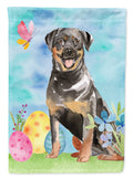 Easter Eggs Rottweiler Garden Flag Mailbox Decorative Yard Banner Outside Patio Artwork for Flower Beds, Garden Size, Multicolor
