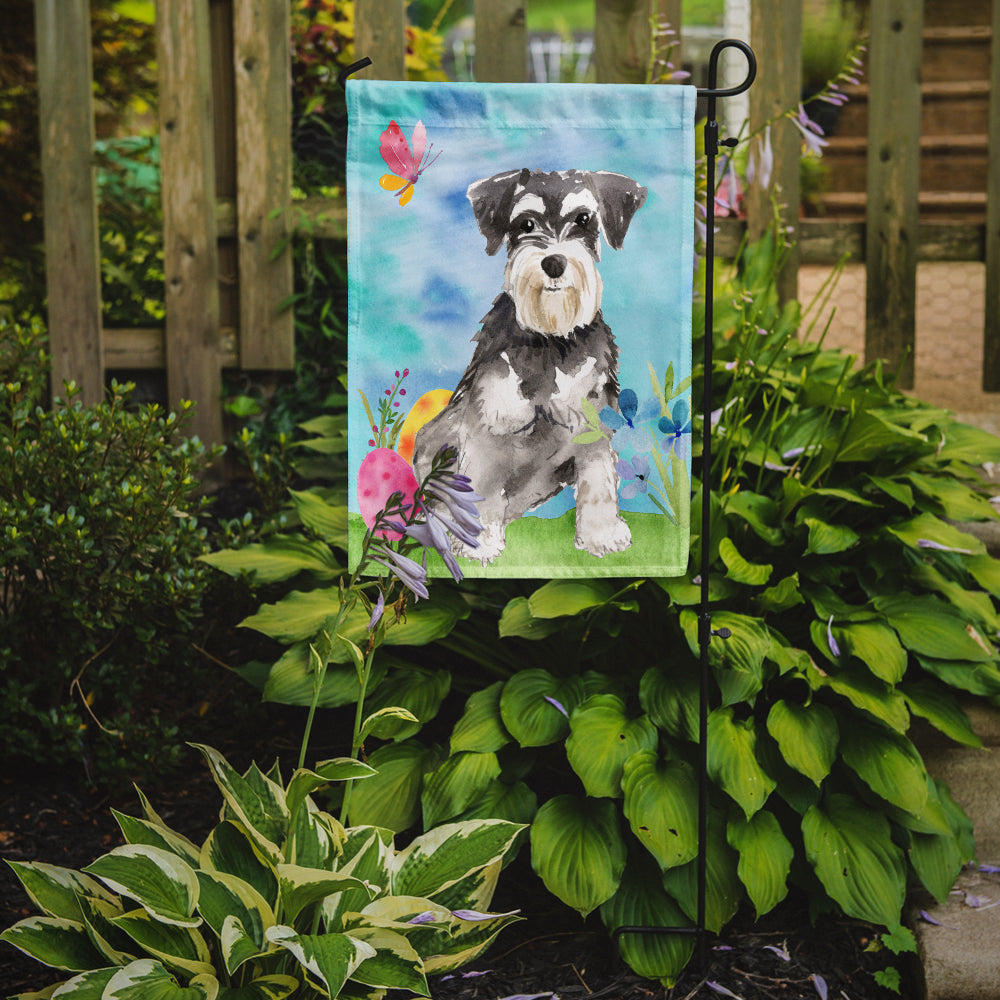 Easter Eggs Schnauzer #2 Garden Flag Mailbox Decorative Yard Banner Outside Patio Artwork for Flower Beds, Garden Size, Multicolor