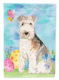 Easter Eggs Lakeland Terrier Garden Flag Mailbox Decorative Yard Banner Outside Patio Artwork for Flower Beds, Garden Size, Multicolor