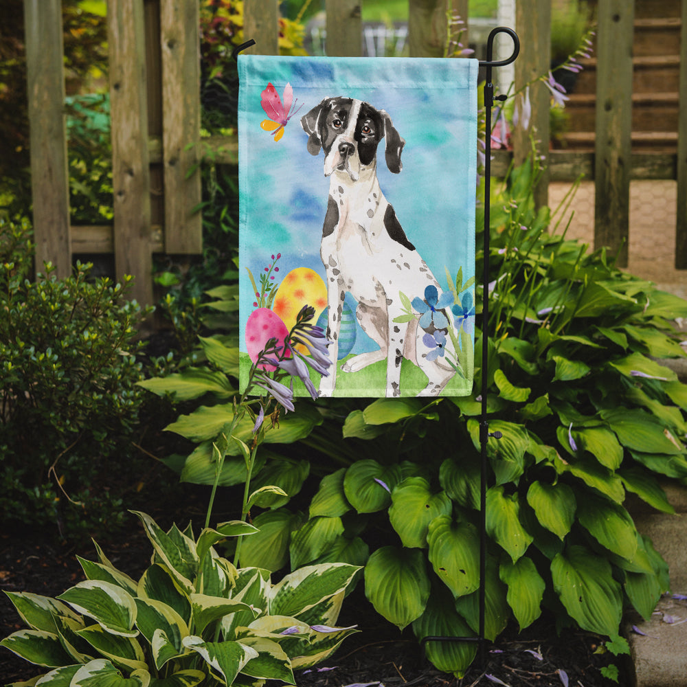 Easter Eggs English Pointer Garden Flag Mailbox Decorative Yard Banner Outside Patio Artwork for Flower Beds, Garden Size, Multicolor