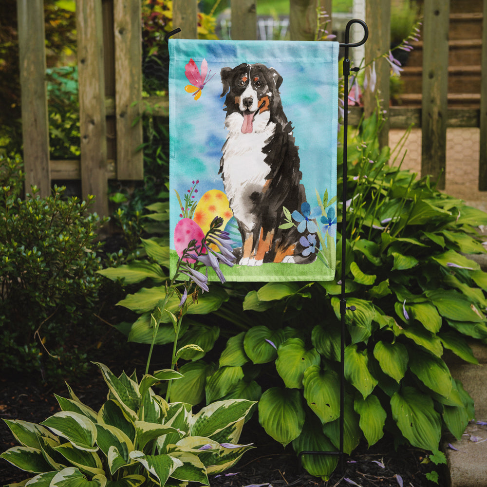 Easter Eggs Bernese Mountain Dog Garden Flag Mailbox Decorative Yard Banner Outside Patio Artwork for Flower Beds, Garden Size, Multicolor