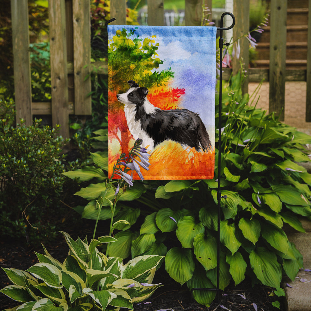 Fall Border Collie Garden Flag Mailbox Decorative Yard Banner Outside Patio Artwork for Flower Beds, Garden Size, Multicolor