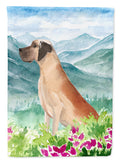 Mountian Flowers Great Dane Garden Flag Mailbox Decorative Yard Banner Outside Patio Artwork for Flower Beds, Garden Size, Multicolor