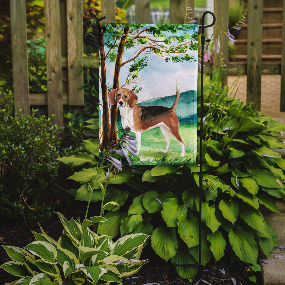 Under the Tree Beagle Garden Flag Mailbox Decorative Yard Banner Outside Patio Artwork for Flower Beds, Garden Size, Multicolor