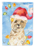 Christmas Lights Cairn Terrier Garden Flag Mailbox Decorative Yard Banner Outside Patio Artwork for Flower Beds, Garden Size, Multicolor
