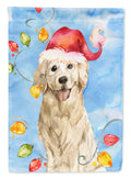 Christmas Lights Golden Retriever Garden Flag Mailbox Decorative Yard Banner Outside Patio Artwork for Flower Beds, Garden Size, Multicolor