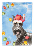 Christmas Lights Scottish Terrier Garden Flag Mailbox Decorative Yard Banner Outside Patio Artwork for Flower Beds, Garden Size, Multicolor