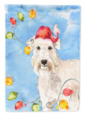 Christmas Lights Wheaten Terrier Garden Flag Mailbox Decorative Yard Banner Outside Patio Artwork for Flower Beds, Garden Size, Multicolor