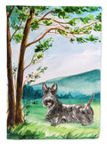 Under the Tree Scottish Terrier Garden Flag Mailbox Decorative Yard Banner Outside Patio Artwork for Flower Beds, Garden Size, Multicolor