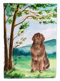 Under the Tree Newfoundland Garden Flag Mailbox Decorative Yard Banner Outside Patio Artwork for Flower Beds, Garden Size, Multicolor