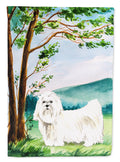 Under the Tree Maltese Garden Flag Mailbox Decorative Yard Banner Outside Patio Artwork for Flower Beds, Garden Size, Multicolor