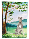 Under the Tree Irish Wolfhound Garden Flag Mailbox Decorative Yard Banner Outside Patio Artwork for Flower Beds, Garden Size, Multicolor