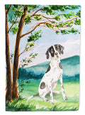 Under the Tree English Pointer Garden Flag Mailbox Decorative Yard Banner Outside Patio Artwork for Flower Beds, Garden Size, Multicolor