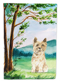 Under the Tree Cairn Terrier Garden Flag Mailbox Decorative Yard Banner Outside Patio Artwork for Flower Beds, Garden Size, Multicolor