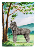 Under the Tree Bouvier des Flandres Garden Flag Mailbox Decorative Yard Banner Outside Patio Artwork for Flower Beds, Garden Size, Multicolor