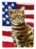 Bengal American Flag Garden Flag Mailbox Decorative Yard Banner Outside Patio Artwork for Flower Beds, Garden Size, Multicolor