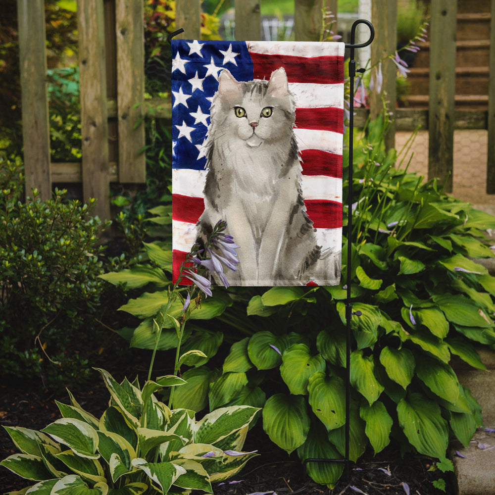 Ragamuffin American Flag Garden Flag Mailbox Decorative Yard Banner Outside Patio Artwork for Flower Beds, Garden Size, Multicolor