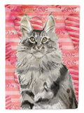 Maine Coon Cat Love Garden Flag Mailbox Decorative Yard Banner Outside Patio Artwork for Flower Beds, Garden Size, Multicolor