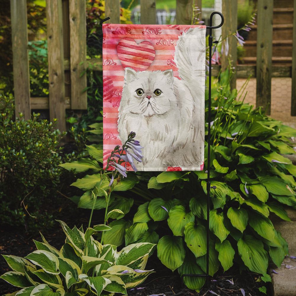 Persian Cat Love Garden Flag Mailbox Decorative Yard Banner Outside Patio Artwork for Flower Beds, Garden Size, Multicolor