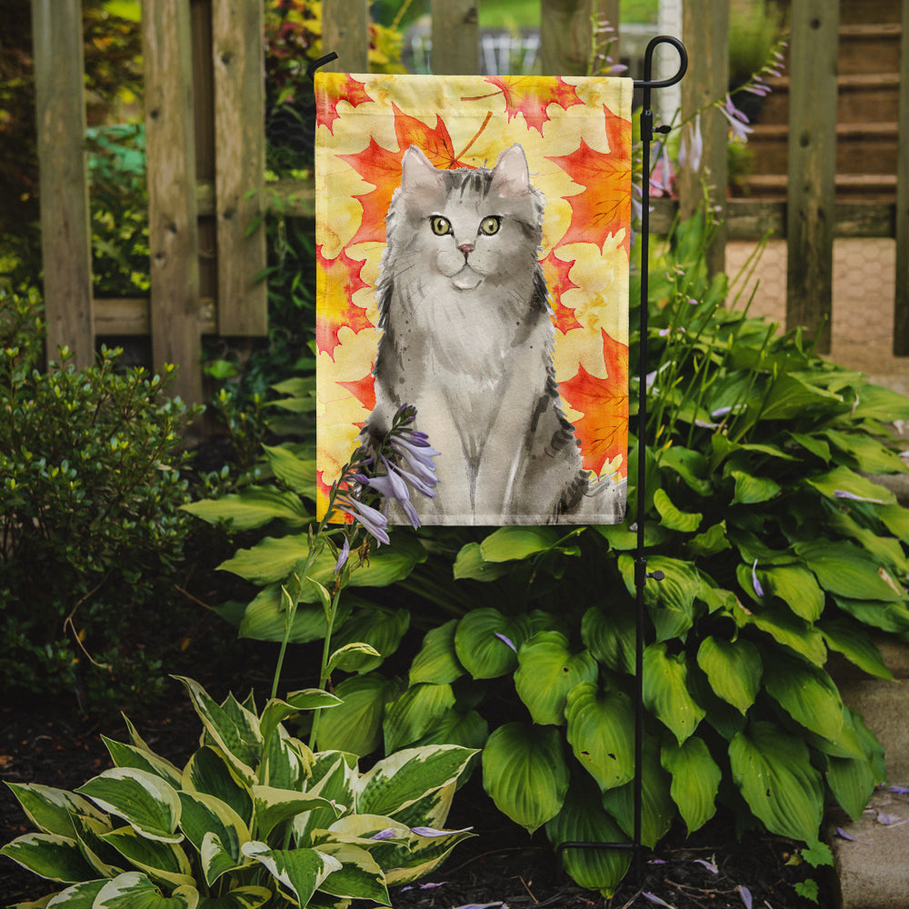 Ragamuffin Fall Leaves Garden Flag Mailbox Decorative Yard Banner Outside Patio Artwork for Flower Beds, Garden Size, Multicolor