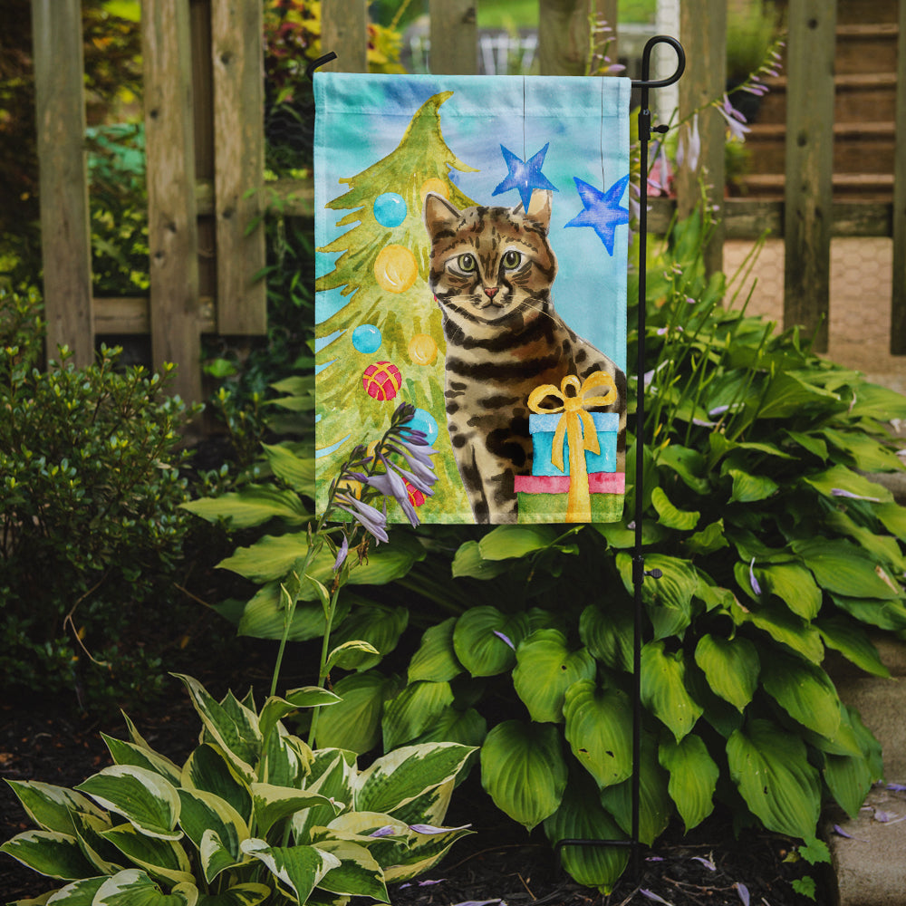 Bengal Christmas Presents Garden Flag Mailbox Decorative Yard Banner Outside Patio Artwork for Flower Beds, Garden Size, Multicolor