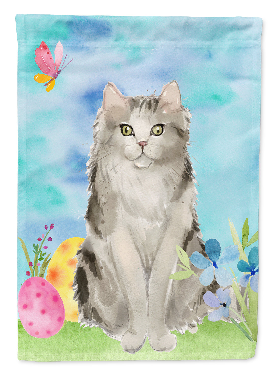 Ragamuffin Easter Eggs Garden Flag Mailbox Decorative Yard Banner Outside Patio Artwork for Flower Beds, Garden Size, Multicolor