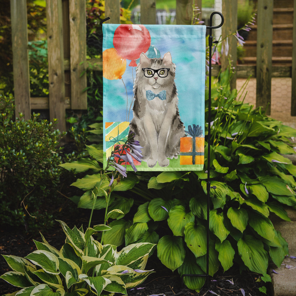 Ragamuffin Happy Birthday Garden Flag Mailbox Decorative Yard Banner Outside Patio Artwork for Flower Beds, Garden Size, Multicolor