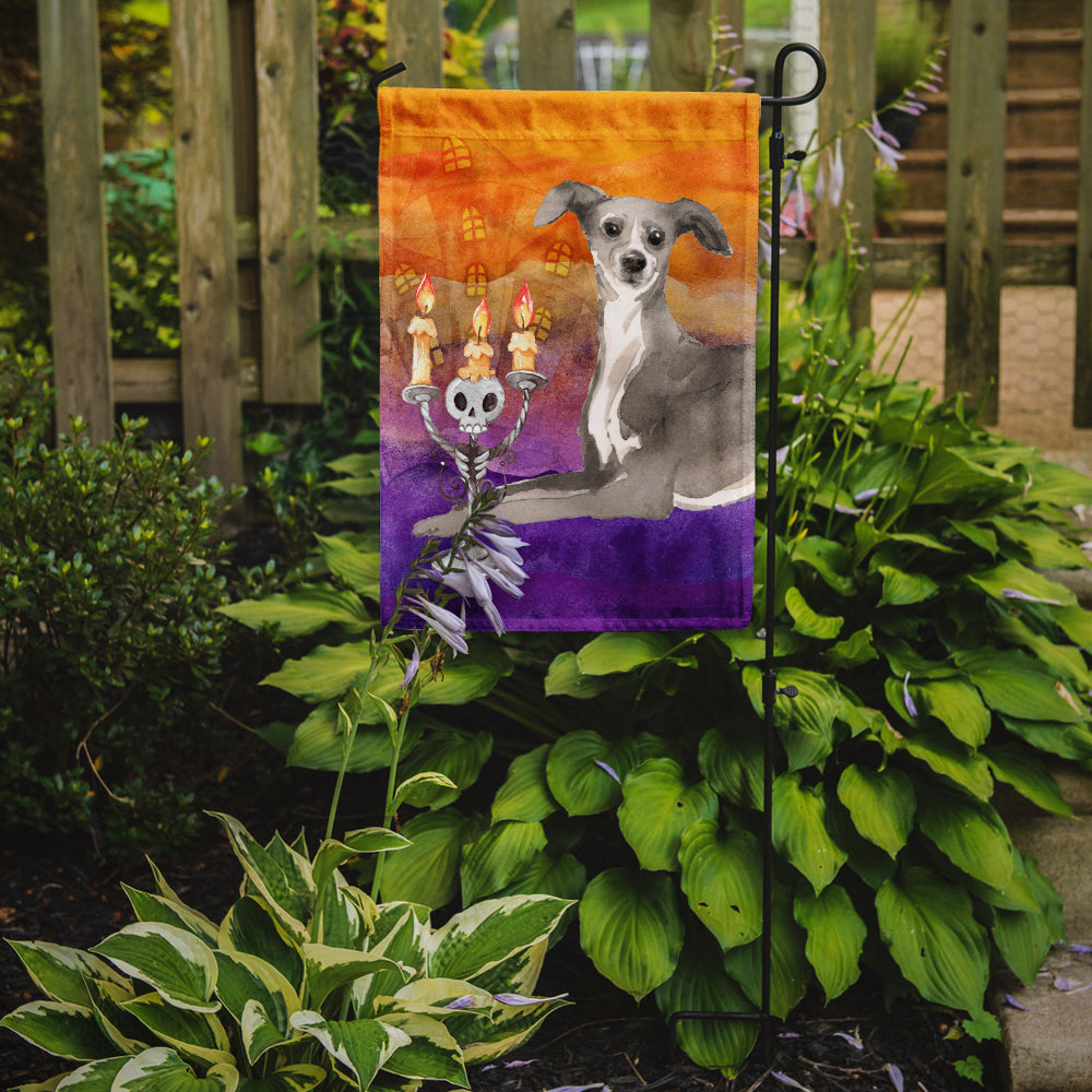 Halloween Italian Greyhound Garden Flag Mailbox Decorative Yard Banner Outside Patio Artwork for Flower Beds, Garden Size, Multicolor