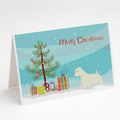 Westie Christmas Tree Greeting Cards Pack of 8 Blank Cards with Envelopes Whimsical A7 Size 5x7