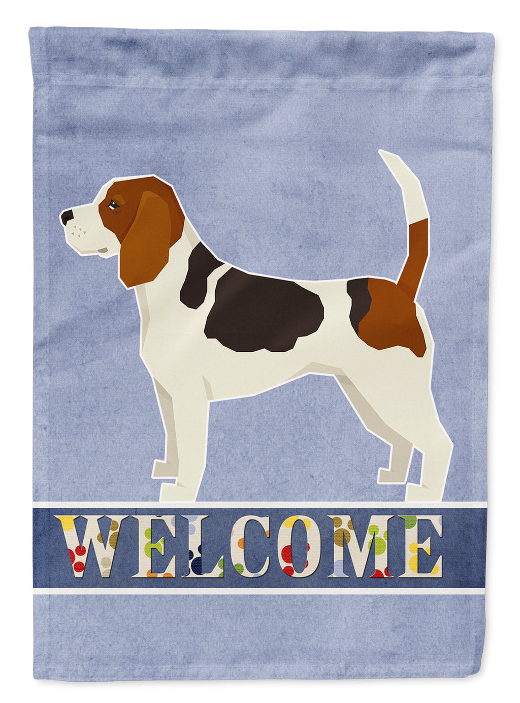 Beagle Welcome Garden Flag Mailbox Decorative Yard Banner Outside Patio Artwork for Flower Beds, Garden Size, Multicolor