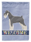 Schnauzer Welcome Garden Flag Mailbox Decorative Yard Banner Outside Patio Artwork for Flower Beds, Garden Size, Multicolor