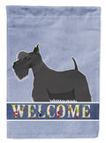 Scottish Terrier Welcome Garden Flag Mailbox Decorative Yard Banner Outside Patio Artwork for Flower Beds, Garden Size, Multicolor