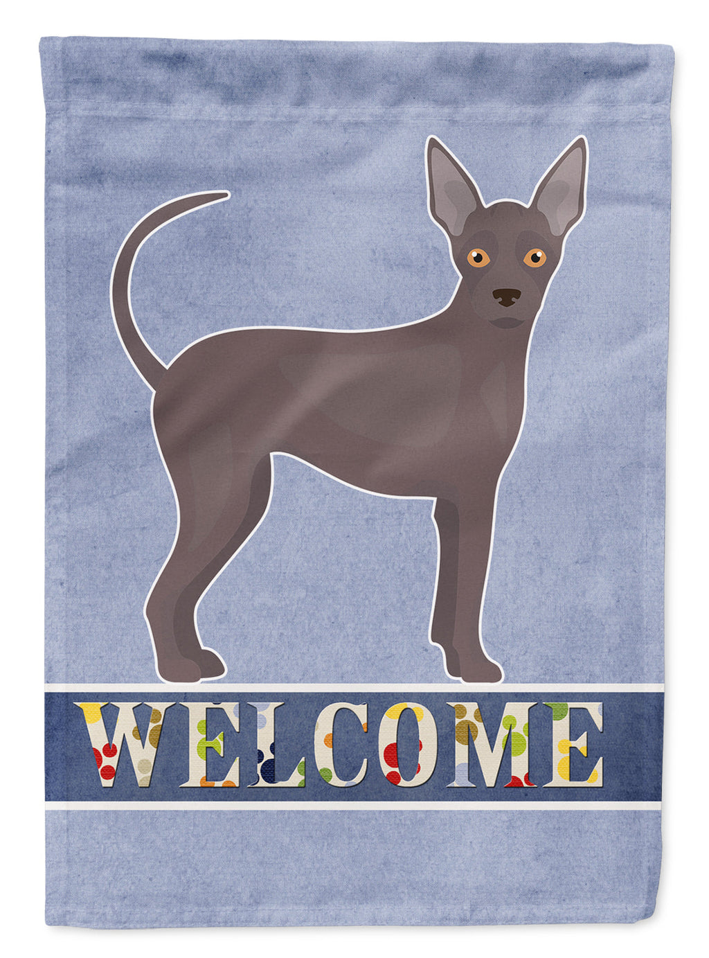 Abyssinian or African Hairless Dog Welcome Garden Flag Mailbox Decorative Yard Banner Outside Patio Artwork for Flower Beds, Garden Size, Multicolor