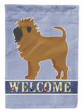 Tan Affenpinscher Welcome Garden Flag Mailbox Decorative Yard Banner Outside Patio Artwork for Flower Beds, Garden Size, Multicolor