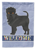 Affenpinscher Welcome Garden Flag Mailbox Decorative Yard Banner Outside Patio Artwork for Flower Beds, Garden Size, Multicolor
