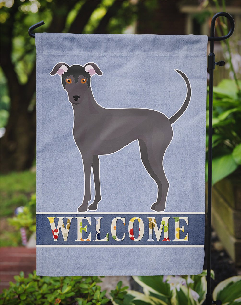 Argentine Pila Dog Welcome Garden Flag Mailbox Decorative Yard Banner Outside Patio Artwork for Flower Beds, Garden Size, Multicolor