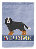 Cavalier King Charles Spaniel Tricolor Welcome House Flag 28x40 Porch Sleeve Pole Decorative Outside Yard Banner Artwork Wall Hanging, Polyester
