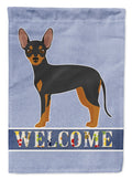 Prague Ratter Welcome Garden Flag Mailbox Decorative Yard Banner Outside Patio Artwork for Flower Beds, Garden Size, Multicolor