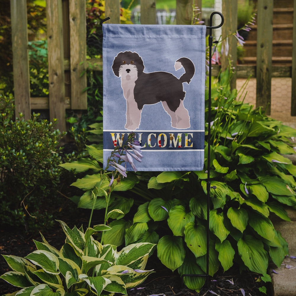 Aussiedoodle #1 Welcome Garden Flag Mailbox Decorative Yard Banner Outside Patio Artwork for Flower Beds, Garden Size, Multicolor