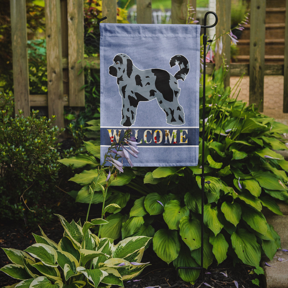 Aussiedoodle #2 Welcome Garden Flag Mailbox Decorative Yard Banner Outside Patio Artwork for Flower Beds, Garden Size, Multicolor