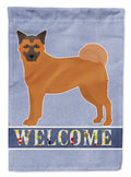 Chow Shepherd Welcome Garden Flag Mailbox Decorative Yard Banner Outside Patio Artwork for Flower Beds, Garden Size, Multicolor
