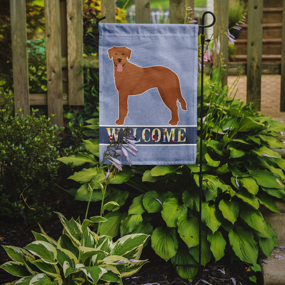 Goldador Welcome Garden Flag Mailbox Decorative Yard Banner Outside Patio Artwork for Flower Beds, Garden Size, Multicolor