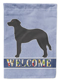 Black Goldador Welcome Garden Flag Mailbox Decorative Yard Banner Outside Patio Artwork for Flower Beds, Garden Size, Multicolor