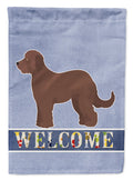Brown Goldendoodle Welcome Garden Flag Mailbox Decorative Yard Banner Outside Patio Artwork for Flower Beds, Garden Size, Multicolor