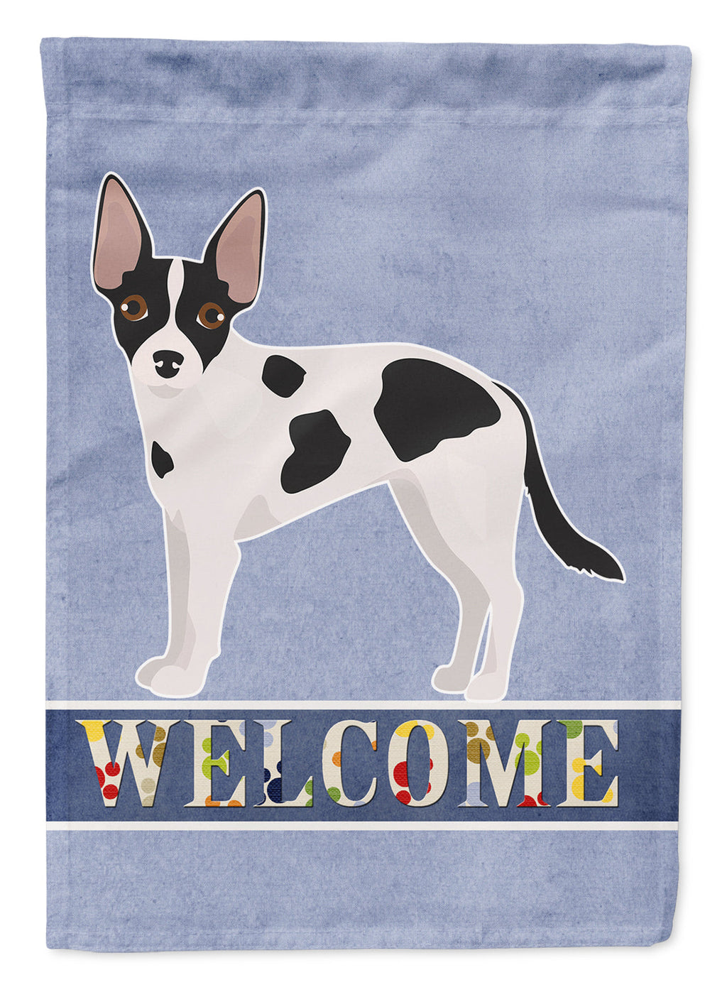Jackhuahua Welcome Garden Flag Mailbox Decorative Yard Banner Outside Patio Artwork for Flower Beds, Garden Size, Multicolor